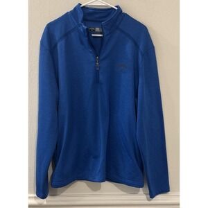 Callaway Golf 1/4 Zip Pullover Mens Large Blue Athletic Jacket